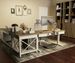 Corner Desk With Storage Shelves, Small Square Table In American Style,for Home ,Office, Small Space, White And Wood_maomaolike.com