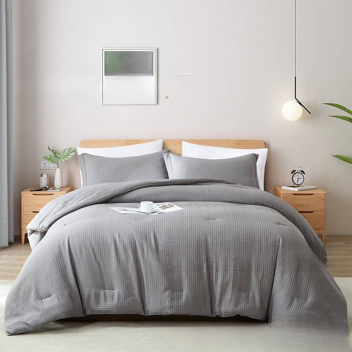 Home Textile Waffle Fat Quilt Full Sizes For Europe And The United States Bedding_maomaolike.com