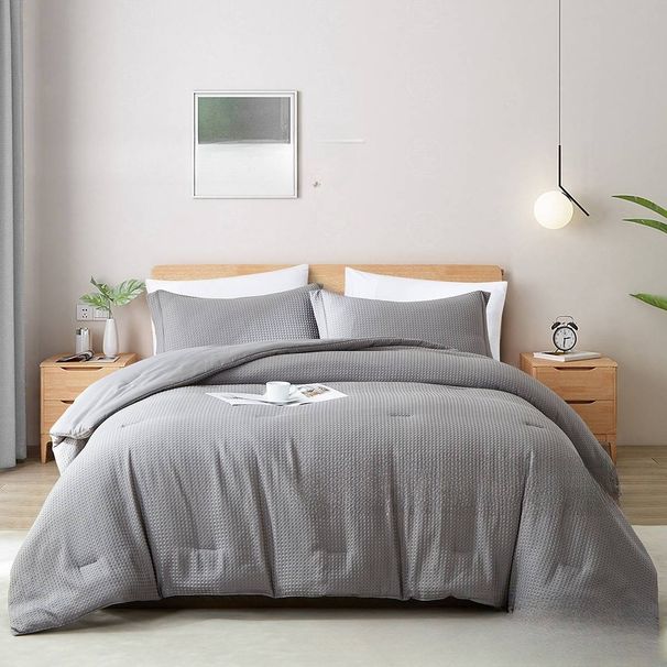 Home Textile Waffle Fat Quilt Full Sizes For Europe And The United States Bedding_maomaolike.com