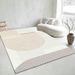 Living Room Rug Large Size Gorgeous Gold Frame Design Bedroom Rug Plush Thickened Machine Washable Thickened Underlay Interior Decorative Rug_maomaolike.com