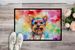 Yorkshire Terrier Hippie Dawg Doormat Front Door Mat Indoor Outdoor Rugs For Entryway, Non Slip Washable Low Pile, 24H X 36W_maomaolike.com