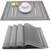 Dining Placemats - Waterproof Heat-Resistant For Tables & Plates (Elegant Non-Slip Design Set Of 4 Or 6 Premium Home_maomaolike.com