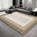 Living Room Rug Large Size Gorgeous Gold Frame Design Bedroom Rug Plush Thickened Machine Washable Thickened Underlay Interior Decorative Rug_maomaolike.com