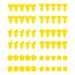 10-100Pcs Strong Yellow Dual-Sided Sticky Fly Traps Bugs Pest Outdoor Plant Insect Catcher Sticker_maomaolike.com