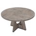 Farmhouse Dining Table, Round Wooden Kitchen Dinner Table For 4 People_maomaolike.com