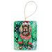 Sussex Spaniel Christmas Porcelain Ornament Christmas Tree Hanging Decorations For Home Christmas Holiday, Rectangle, Gift, Multicolor_maomaolike.com