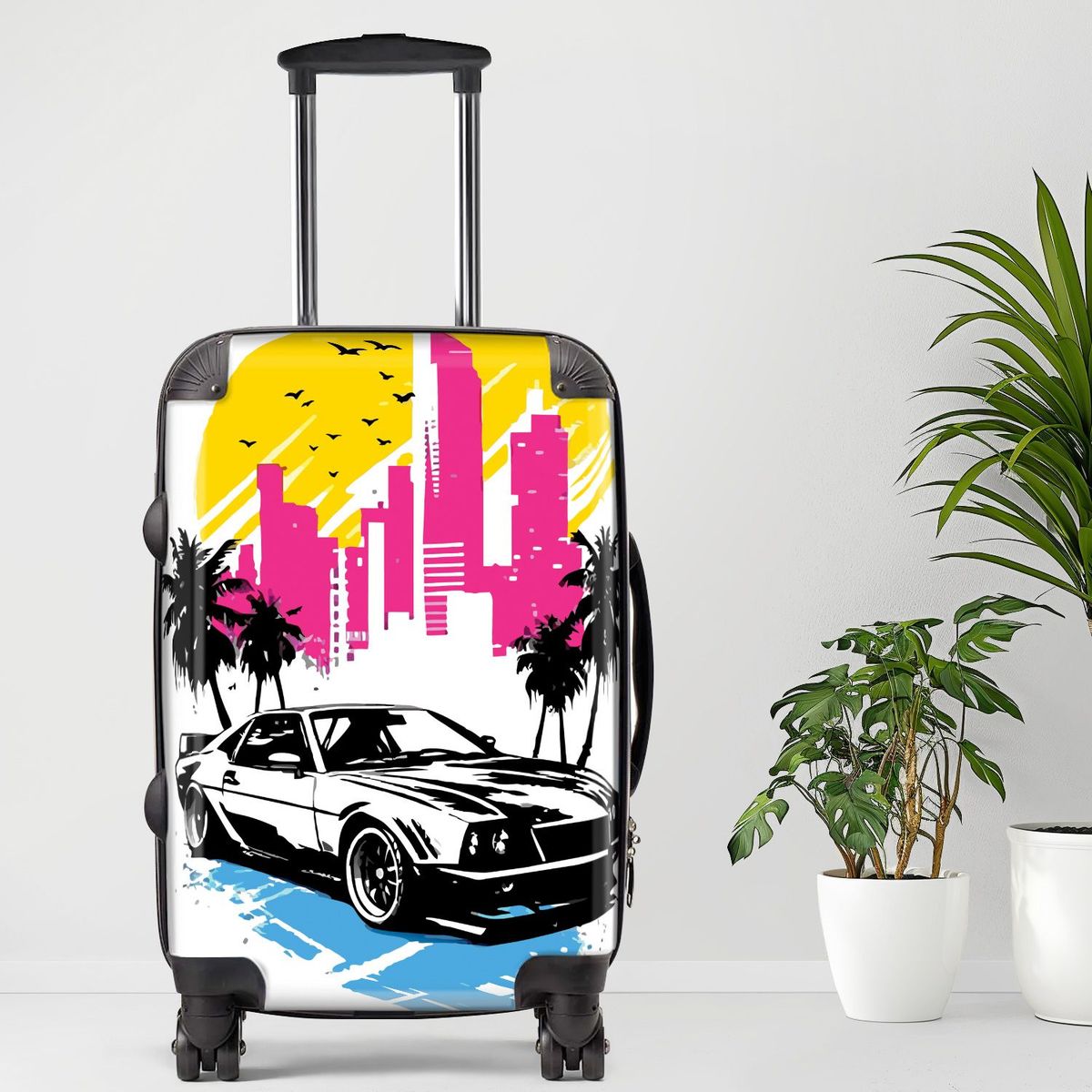 Car9 Luggage, 20/24/28 Inch Luggage, Carry-On, Custom Luggage, Luggage Set, Suitcase, Travel, Vacation, Cabin Suitcase, Custom Suitcase, Personalized Luggage_maomaolike.com