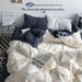 Solid Color Simple Four-Piece Brushed Ins Style Quilt Cover Dormitory Summer Washed Cotton Bedding Three-Piece Set_maomaolike.com