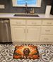 Cocker Spaniel Fall Memory Foam Kitchen Mat Machine Washable Anti-Fatigue Mat Cushion Comfort Bath Mat Or Kitchen Rug_maomaolike.com