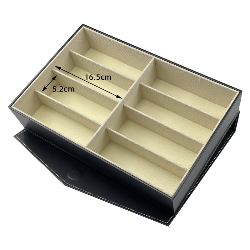 Unisex Glasses storage box multi-lattice sunglasses display props handstring play storage box carpet counter display props_maomaolike.com