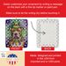 Pit Bull Terrier King Of Mardi Gras Porcelain Ornament Christmas Tree Hanging Decorations For Home Christmas Holiday, Rectangle, Gift, Multicolor_maomaolike.com