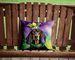 Black And Tan Coonhound King Of Mardi Gras Throw Pillow Machine Washable, Indoor Outdoor Decorative Pillow For Couch, Bed Or Patio, 14Hx14W_maomaolike.com
