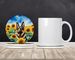 German Shepherd In Sunflowers Large Sandstone Coasters Pack Of 4 Absorbent Round Coasters Decor Gifts For Men Or Women, 4 In, Multicolor_maomaolike.com