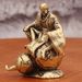 Brass Monkey King Gourd Figurine Handheld Game Model Home Office Desktop Decoration Metal Craft_maomaolike.com