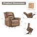 Futon Sofa Bed, Velvet Futon Couch For Living Room, Recliner Sleeper Sofa Bed With 2 Cup Holders, Removable Armrests, Metal Legs, Brown_maomaolike.com