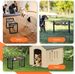 Elevated Dog Bowls,Height Adjustable Metal &Wood Raised Dog Bowl With 2 Pack Stainless Steel Dog Food & Water Bowls,Non-Slip Dog Bowl Stand For Small Medium Dogs,Cats And Pets_maomaolike.com