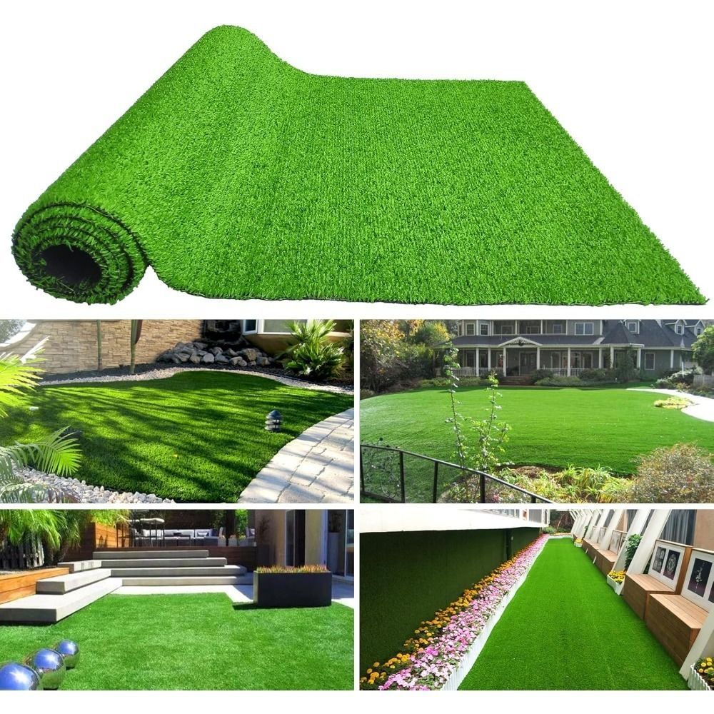 3FT*16FT Artificial Turf, Professional Dog Mat Large Turf Outdoor Carpet Terrace Pet Lawn, Artificial Carpet With Drainage Holes (Grass Height 0.78 Inches/2cm)_maomaolike.com