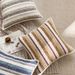 3D Striped Jacquard Luxury High-End Soft Cushion Villa Showroom Decorative Sofa Pillow Cover_maomaolike.com