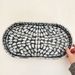 French Light Luxury Style Home Tea Oval Natural Shell Candle Storage Tray Living Room Entrance Decoration_maomaolike.com