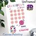 Unicorn Themed Countdown Painting Poster, Soft Watercolor Style Poster, Pastel-colored Countdown Chart With Cute Unicorn, Practical Tool For Counting_maomaolike.com