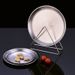 Thickened Stainless Steel Insulated Storage Holder Triangle Stand Rack Bone Plate Household New Model_maomaolike.com