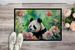 Panda Doormat Front Door Mat Indoor Outdoor Rugs For Entryway, Non Slip Washable Low Pile, 24H X 36W_maomaolike.com
