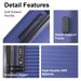 Luggage Sets ABS Hardshell 3pcs Luggage, Lightweight Durable Suitcase Sets Spinner Wheels Suitcase With TSA Lock 20''24''28'' Available(Blue)_maomaolike.com