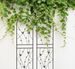 2 Pack Metal Garden Trellis 71" X 19.7" Rustproof Trellis For Climbing Plants Outdoor Flower Support Butterfly Deco Black_maomaolike.com