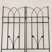 2 Pack Metal Garden Trellis 71" X 17.7" Rustproof Trellis For Climbing Plants Outdoor Flower Support Black_maomaolike.com
