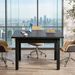 Square Dining Table Kitchen Table With Solid Wood Legs For 4_maomaolike.com