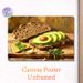 Avocado Toast Themed Painting Poster, Vibrant Impressionist-style Food Art Poster, Warm Appetizing Design Ideal For Kitchen And Dining Room_maomaolike.com