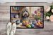 Decorating Easter Bergamasco Sheepdog Doormat Front Door Mat Indoor Outdoor Rugs For Entryway, Non Slip Washable Low Pile, 24H X 36W_maomaolike.com