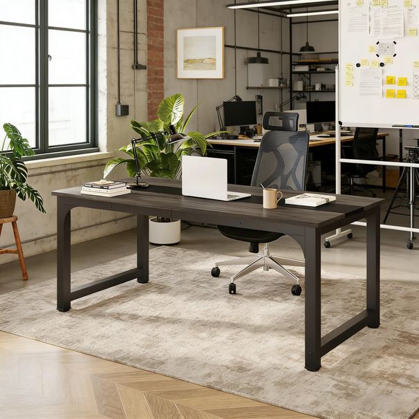 Simple Conference Table, Rectangular Meeting Table Computer Desk_maomaolike.com