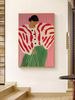 Pop Art Fusion Style Decorative Paintings, Everyday Life Beauties, The Cosy Feeling Of Time, Oversized Fashion Trends,_maomaolike.com