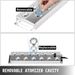 VEVOR Mist Maker 12 Head Ultrasonic Mist Fogger With Waterproof Power Supply Ultrasonic Fogger Humidifier Stainless Steel Pond Mister Fogger 7kg/h_maomaolike.com