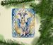 Whippet My Angel Porcelain Ornament Christmas Tree Hanging Decorations For Home Christmas Holiday, Rectangle, Gift, Multicolor_maomaolike.com