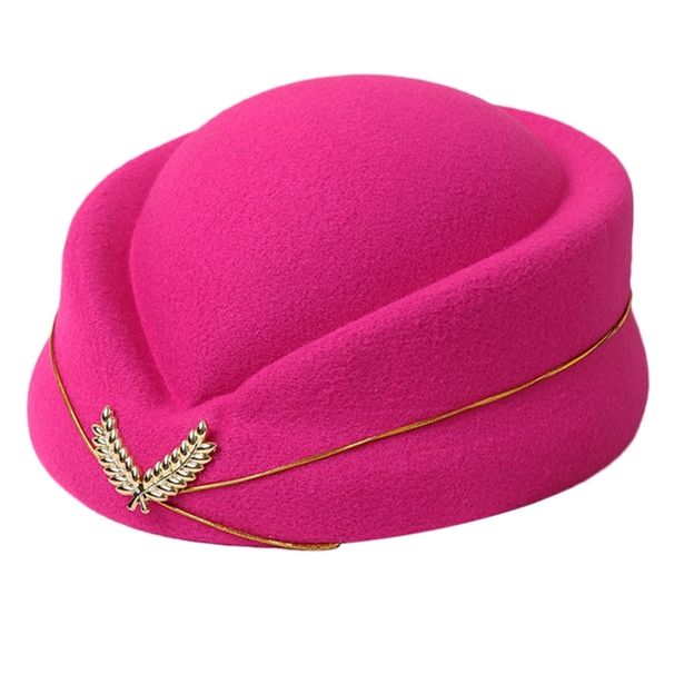 Hot Sale Airline stewardess Flight attendant hat Air Hostess Formal Uniform for steward trainman train conductor member_maomaolike.com