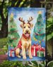 Lakeland Terrier Christmas Reindeer Garden Flag Mailbox Flag Decorative Yard Flag Banner Outside Patio Artwork Yard Flower Beds, Garden Size, Multicolor_maomaolike.com