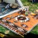 Camping Blanket Moisture Proof Picnic Mat Jacquard Tapestry Ins Style Sofa Towel Line Blanket Multifunctional Sofa Blanket_maomaolike.com