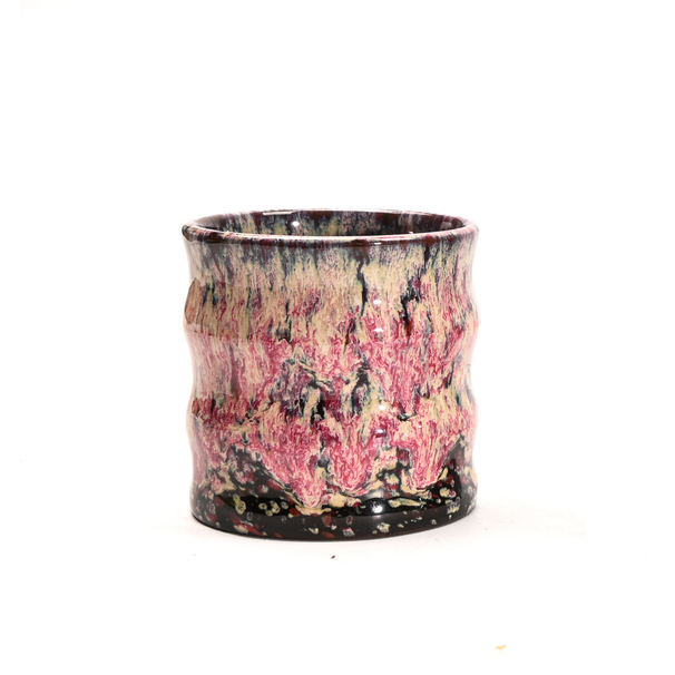 Ceramic Bamboo-pattern Coffee Cup 115ml Vintage Color-changing Cup_maomaolike.com