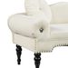 54"Width Modern Velvet Upholstered Loveseat Sofa Accent Bedside Entryway Bench Small Sofa 2 Seater Couch Settee For Living Room Bedroom Nail Head Trimming With Wood Legs 2 Pillows,Beige_maomaolike.com