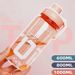 0.6L/0.8L/1L Large Capacity Water Bottles Plastic Leak Proof Travel Kettle With Handle Strap Lightweight Sports Shaker_maomaolike.com