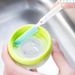 Kitchen small cleaning brush kettle water Cup gap brush long handle plastic sink no dead angle cleaning tools three-piece set_maomaolike.com