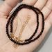 Trendy 3mm Black Clear Beads Chain Short Choker Necklace Female Jewelry Women Sweet Necklaces Bijoux Femme Ladies Party_maomaolike.com