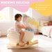 Baby Rocking Horse, Kids Ride On Pelican Rocking Horse For Toddlers 18–36 Months With Realistic Duck Sound, White_maomaolike.com