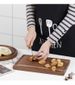 Natural Black Walnut Serving Tray & Cutting Board, Solid Wood Chopping Block With Deep Juice Groove For Food Prep
_maomaolike.com