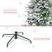 9ft Unlit Snow Flocked Pine Artificial Christmas Tree With Realistic Branches And 1159 Tips, Green_maomaolike.com