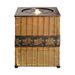 Indoor Rattan Water Fountain With LED Light - 17 Inch High Floor Zen Fountain For Home, Living Room, Yoga Room, Office And Porch Decor_maomaolike.com