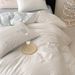1 Australian Patchwork Embroidered Bedding Four-Piece Set Seasons Pure Duvet Cover Bed Sheet Girly Heart Naked Sleep All Cotton_maomaolike.com