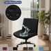 summer In-stock Cover Dropshipping, Solid Color Elastic Milk Silk Waterproof Wide Chair Cover, Universal For Computer And Office C_maomaolike.com